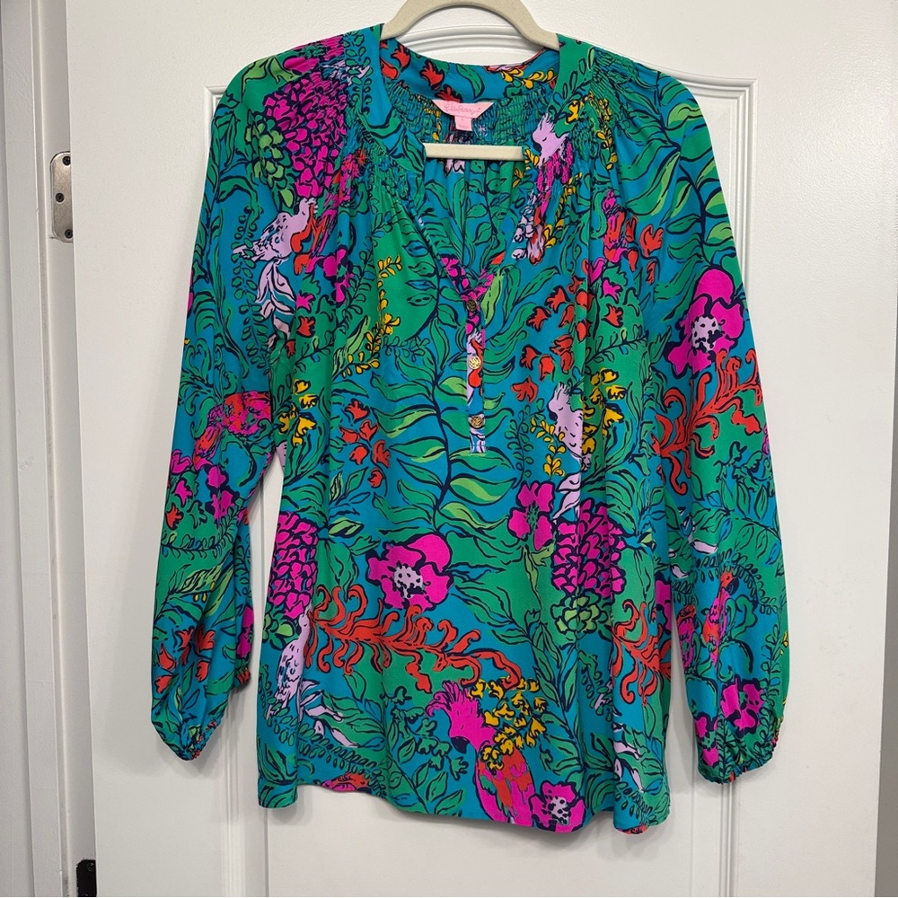 Lilly Pulitzer Elsa Silk Top